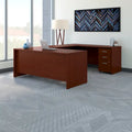72W U Shaped Desk with Drawers by