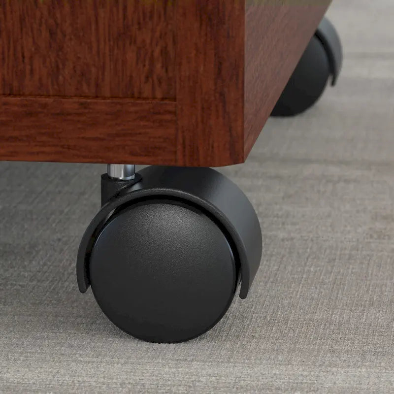 72W U Shaped Desk with Drawers by