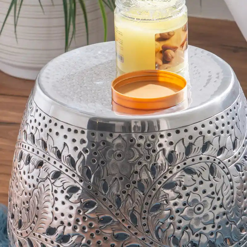 Mesa de apoio em alumínio