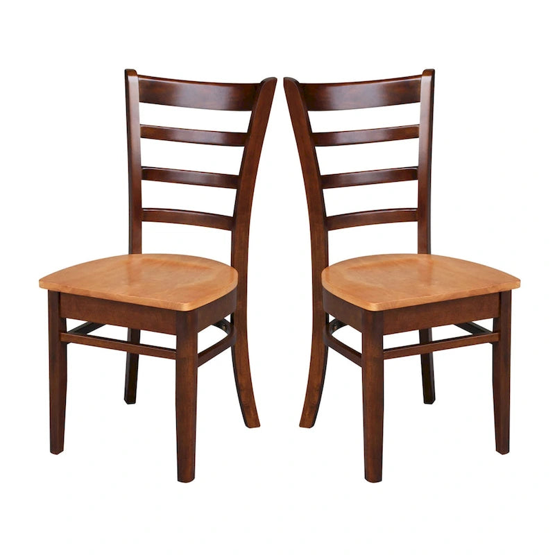 International Concepts Set of Two Emily Side Chairs