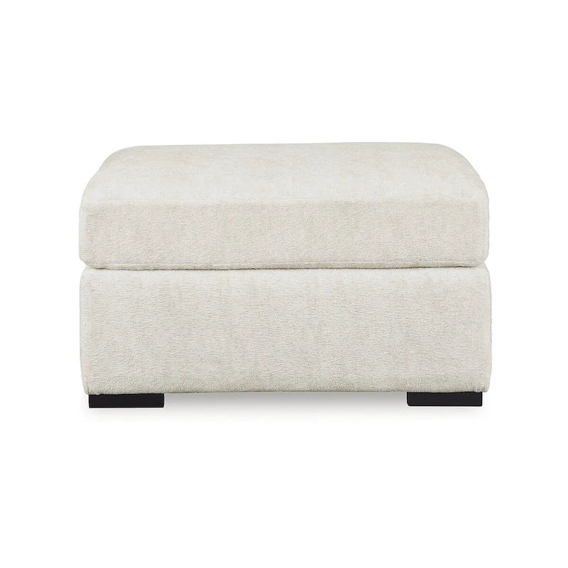 Ivory Oversized Accent Ottoman