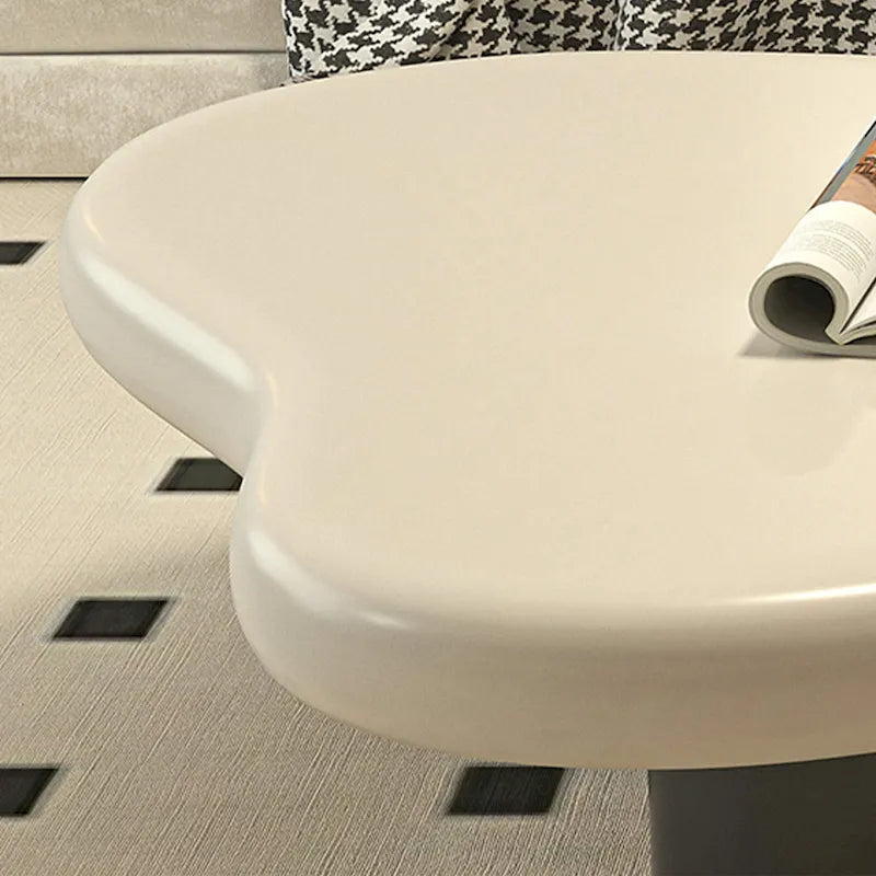 Mesa de centro moderna em forma de nuvem de 48.43 para sala de estar, mesa de centro com 4 pernas - 48.4
