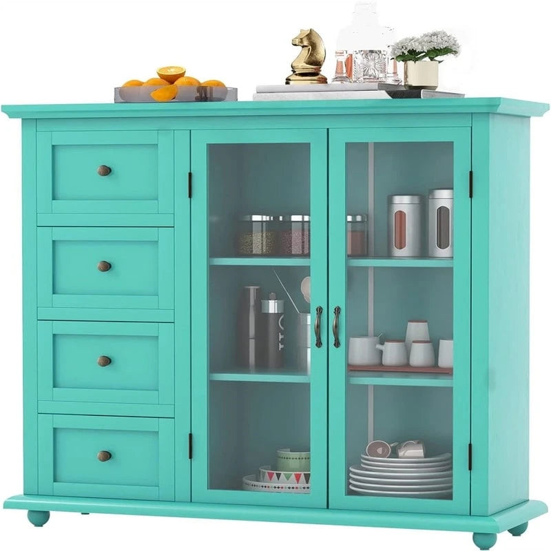 Credenza con buffet e contenitore - 12D x 36W x 37H
